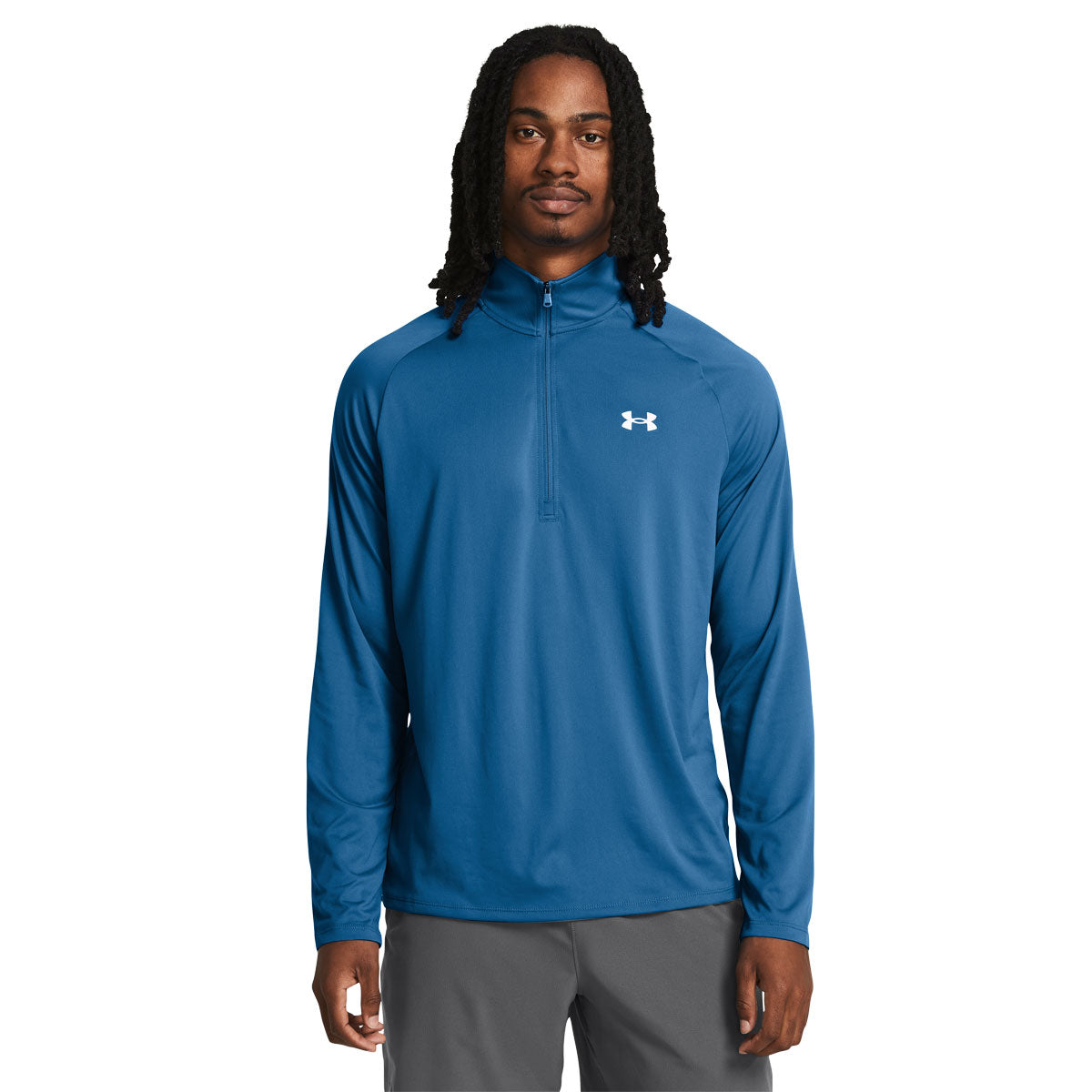 Under Armour Tech 1/2 Zip Training Top - Mens - Photon Blue/White