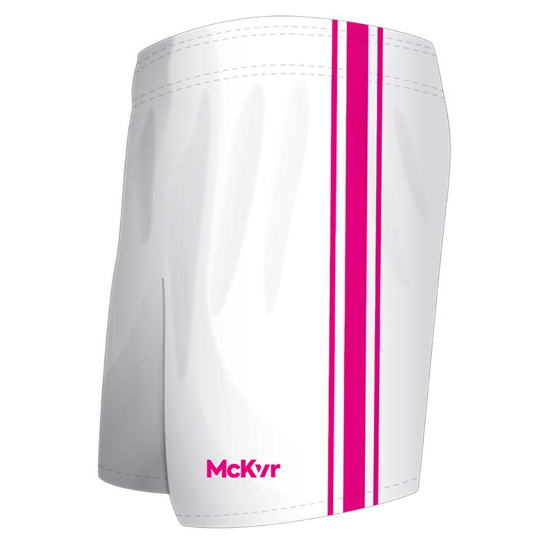 Mc Keever Core 22 GAA Shorts - Youth - White/Pink