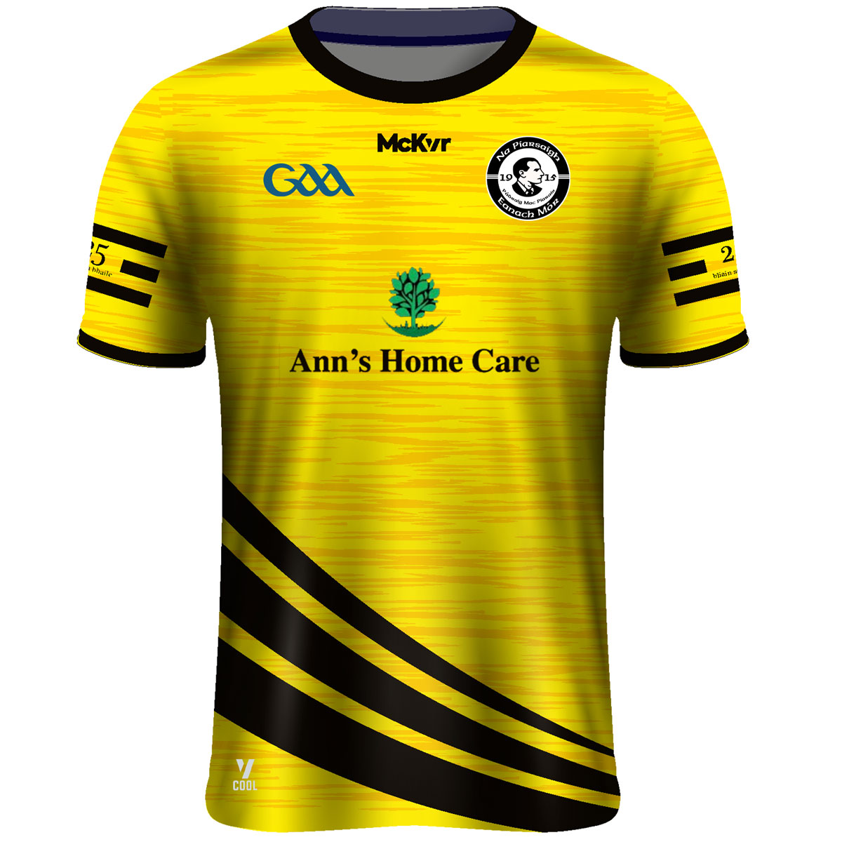 Mc Keever Na Piarsaigh Eanach Mor CLG Goalkeeper Jersey - Adult - Yellow/Black