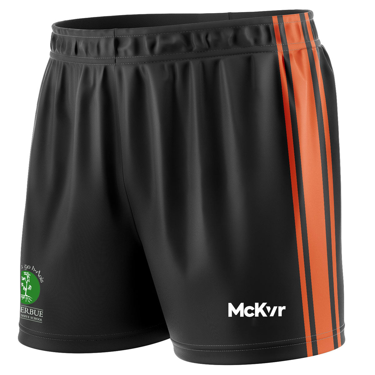 Mc Keever Boherbue Comprehensive School Playing Short - Adult - Black/Orange