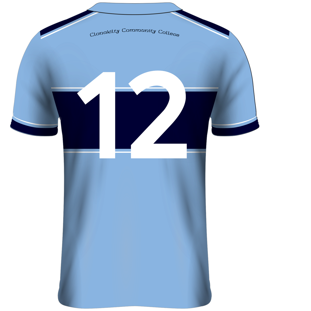 Mc Keever Clonakilty Community College Numbered Playing Jersey - Womens - Blue