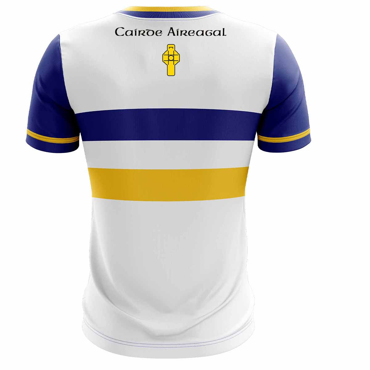 Mc Keever Errigal Ciaran GAA Home Jersey - Adult - White/Royal Player Fit