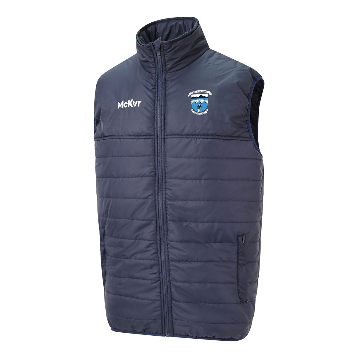 Mc Keever Eslin GAA, Leitrim Core 22 Padded Gilet - Youth - Navy