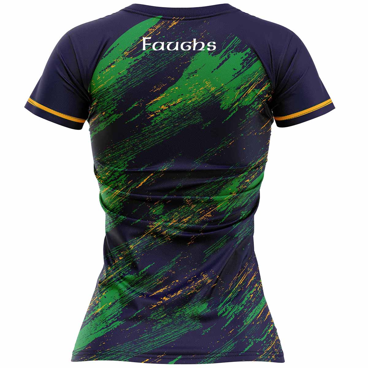 Mc Keever Faughs GAA Training Jersey - Womens - Navy Design 3