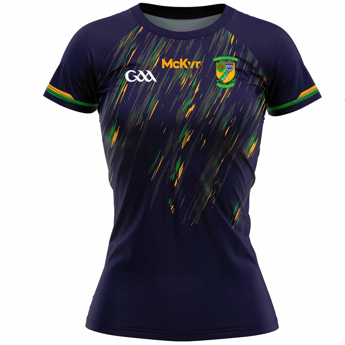 Mc Keever Faughs GAA Training Jersey - Womens - Navy Design 4