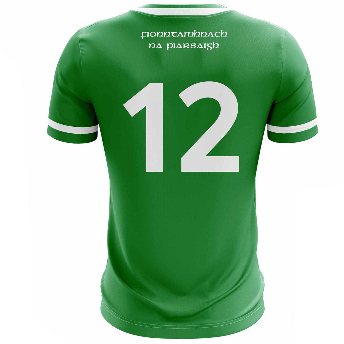 Mc Keever Fintona Pearses GAA Numbered Playing Jersey - Adult - Green Player Fit