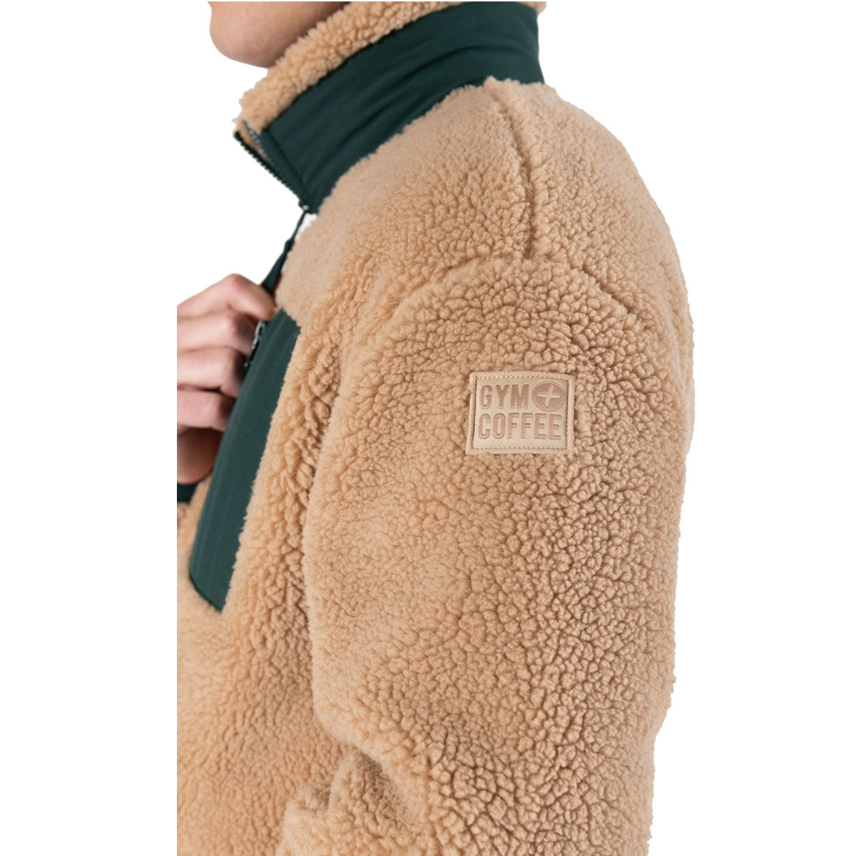 Gym+Coffee Industry Fleece Jacket - Adult - Sandstone