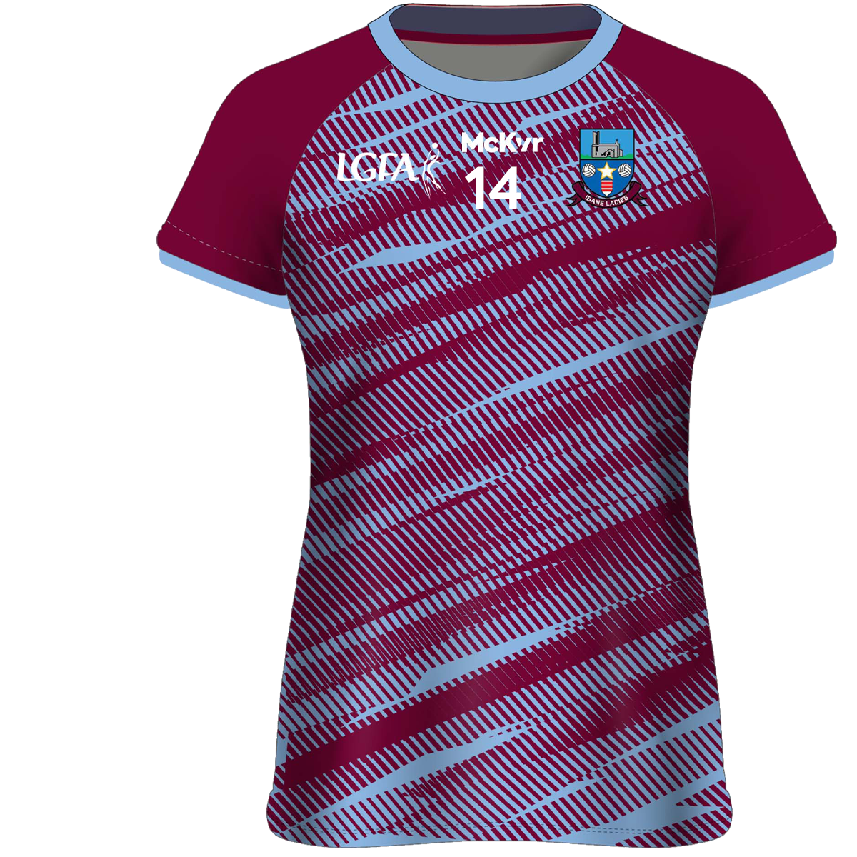 Mc Keever Ibane Ladies, Cork Numbered Match Jersey - Womens - Maroon