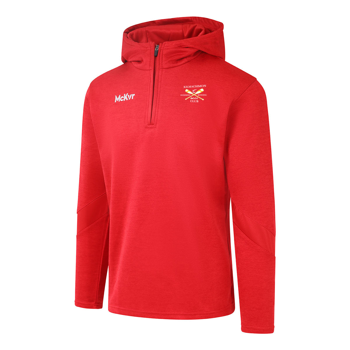 Mc Keever Kilmacsimon Rowing Club Core 22 1/4 Zip Hoodie - Adult - Red