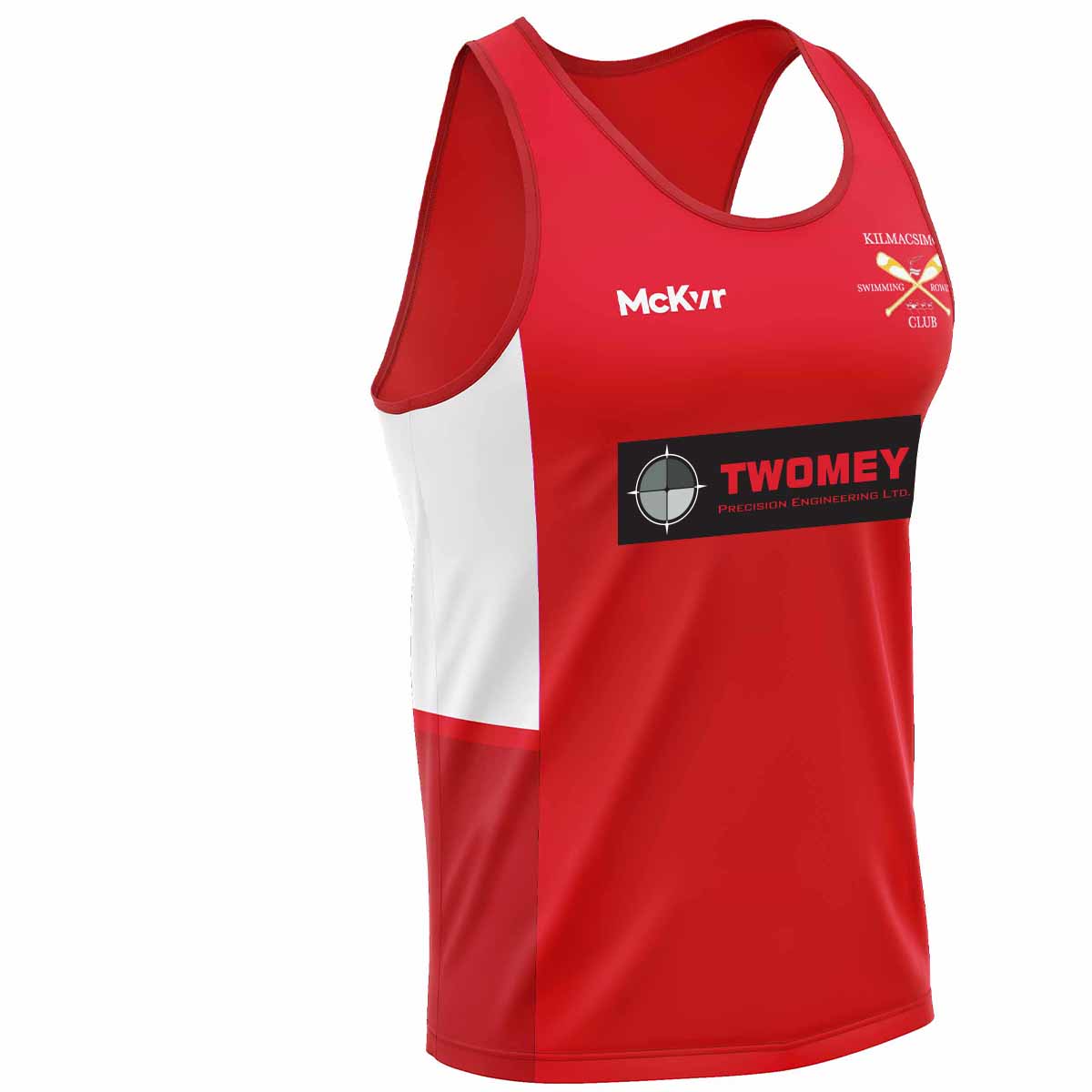 Mc Keever Kilmacsimon Rowing Club Vest - Adult - Red/White