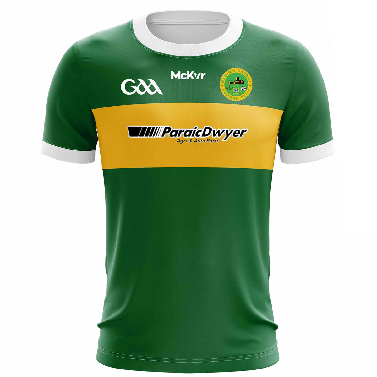 Mc Keever St Gabriels GAA Playing Jersey - Adult - Green