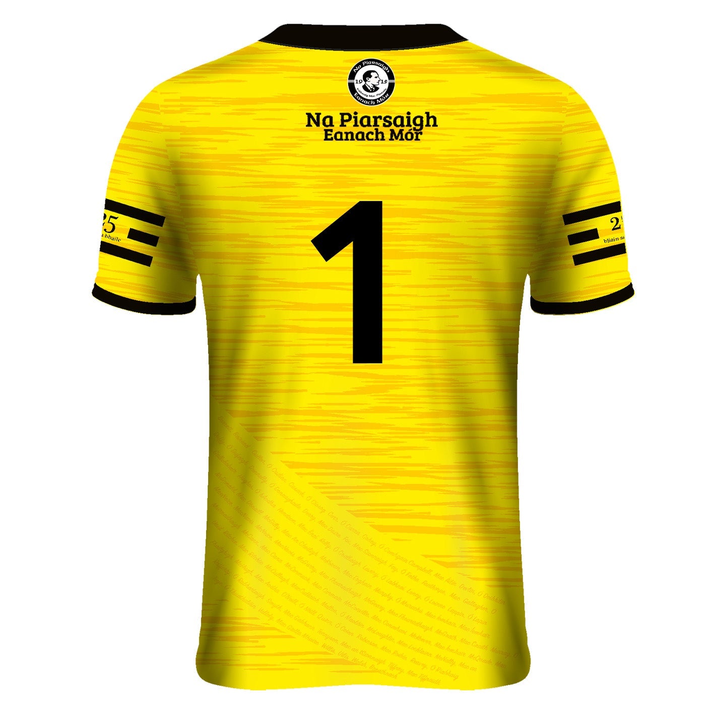 Mc Keever Na Piarsaigh Eanach Mor CLG Goalkeeper Jersey - Adult - Yellow/Black