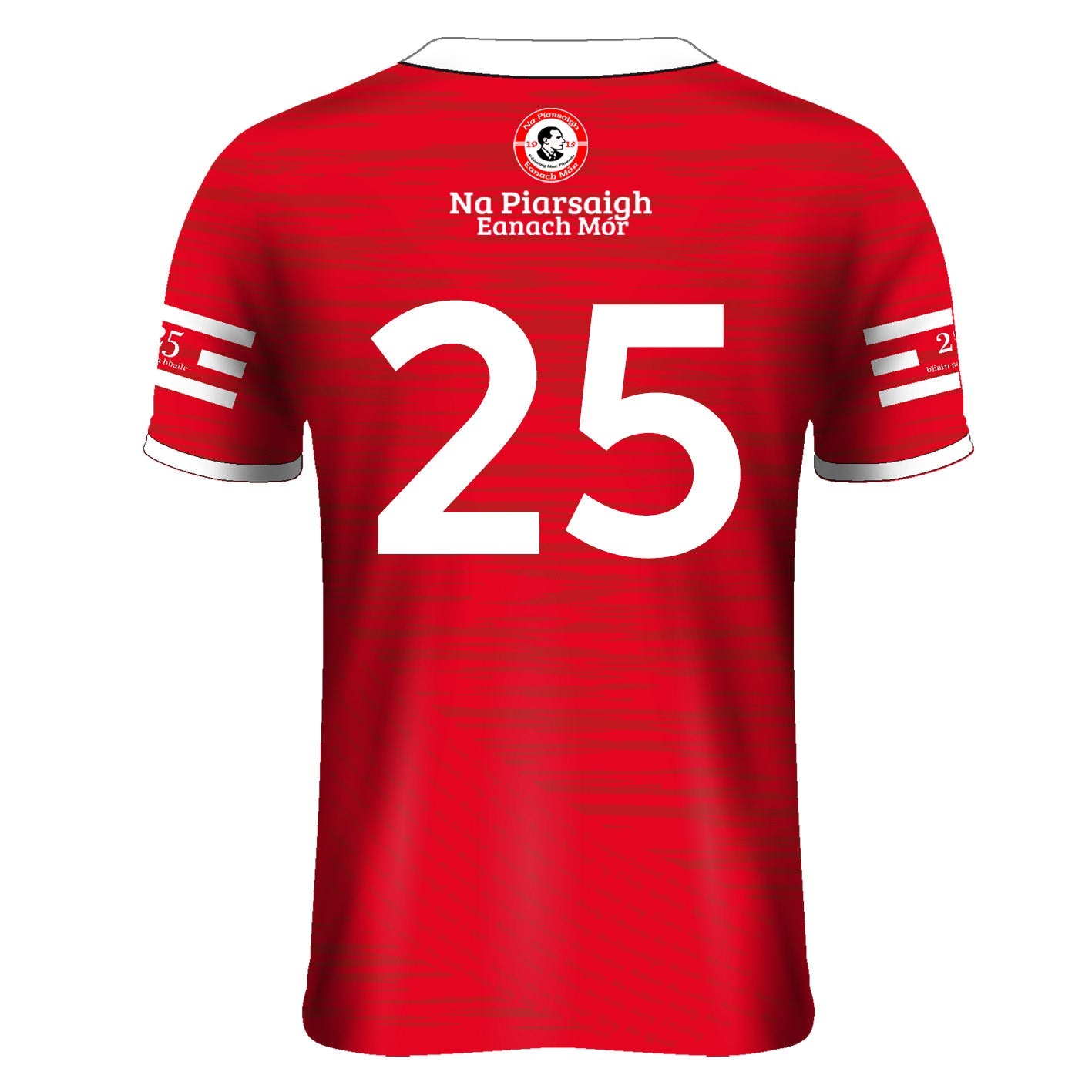 Mc Keever Na Piarsaigh Eanach Mor CLG Official Match Jersey - Adult - Red/White