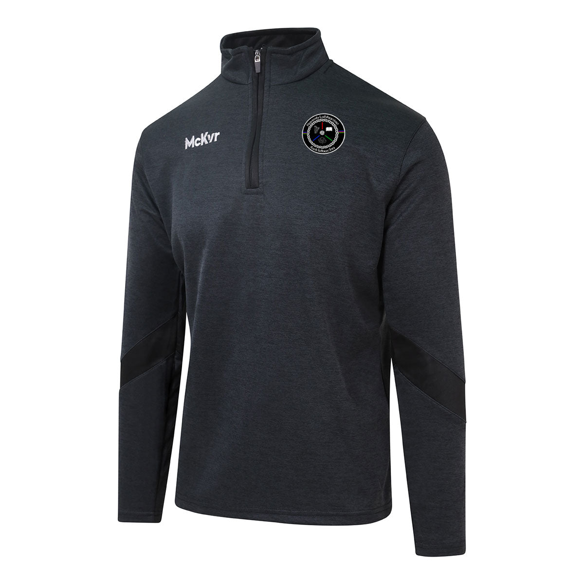 Mc Keever Naomh Labhaoise CLG Core 22 1/4 Zip Top - Adult - Black