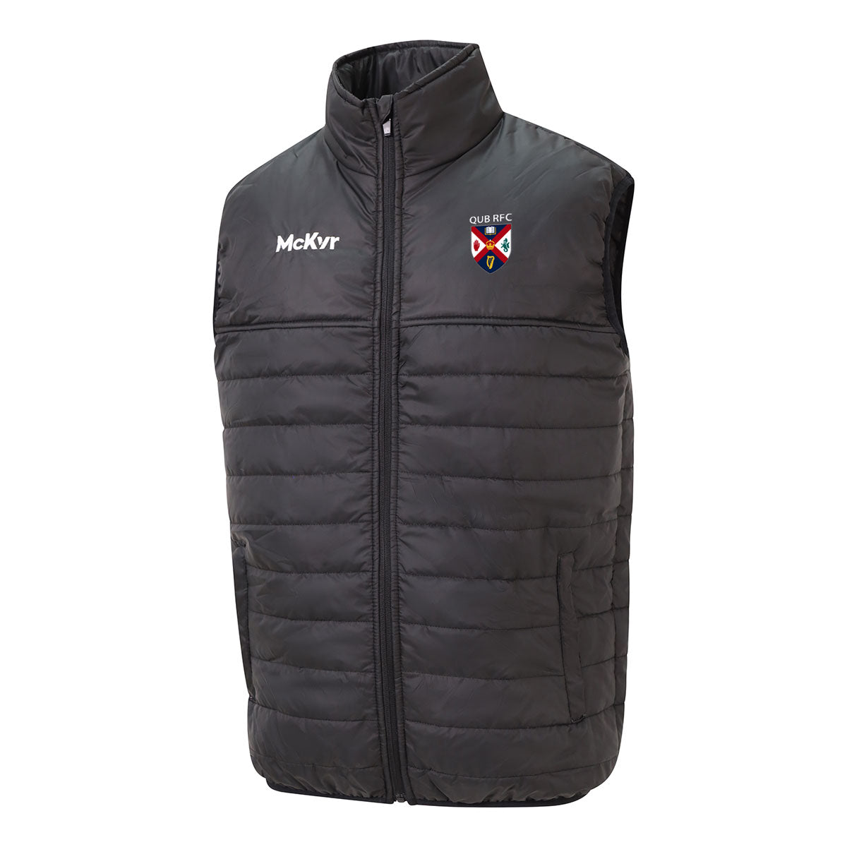 Mc Keever QUB RFC Core 22 Padded Gilet - Adult - Black