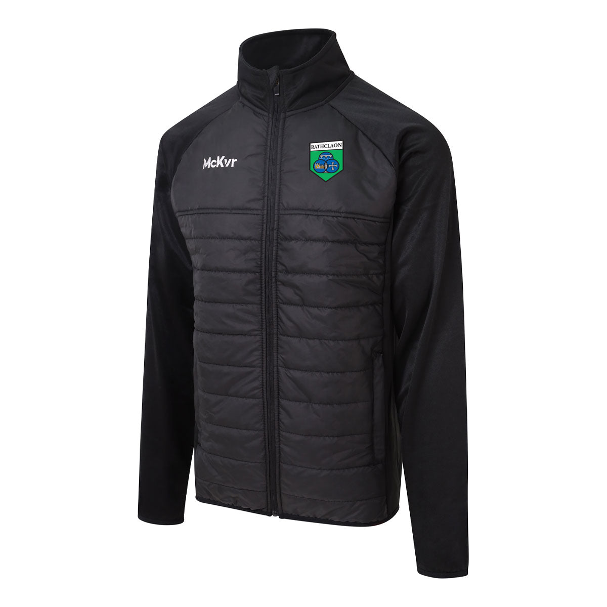 Mc Keever Rathcline GAA Core 22 Hybrid Jacket - Adult - Black