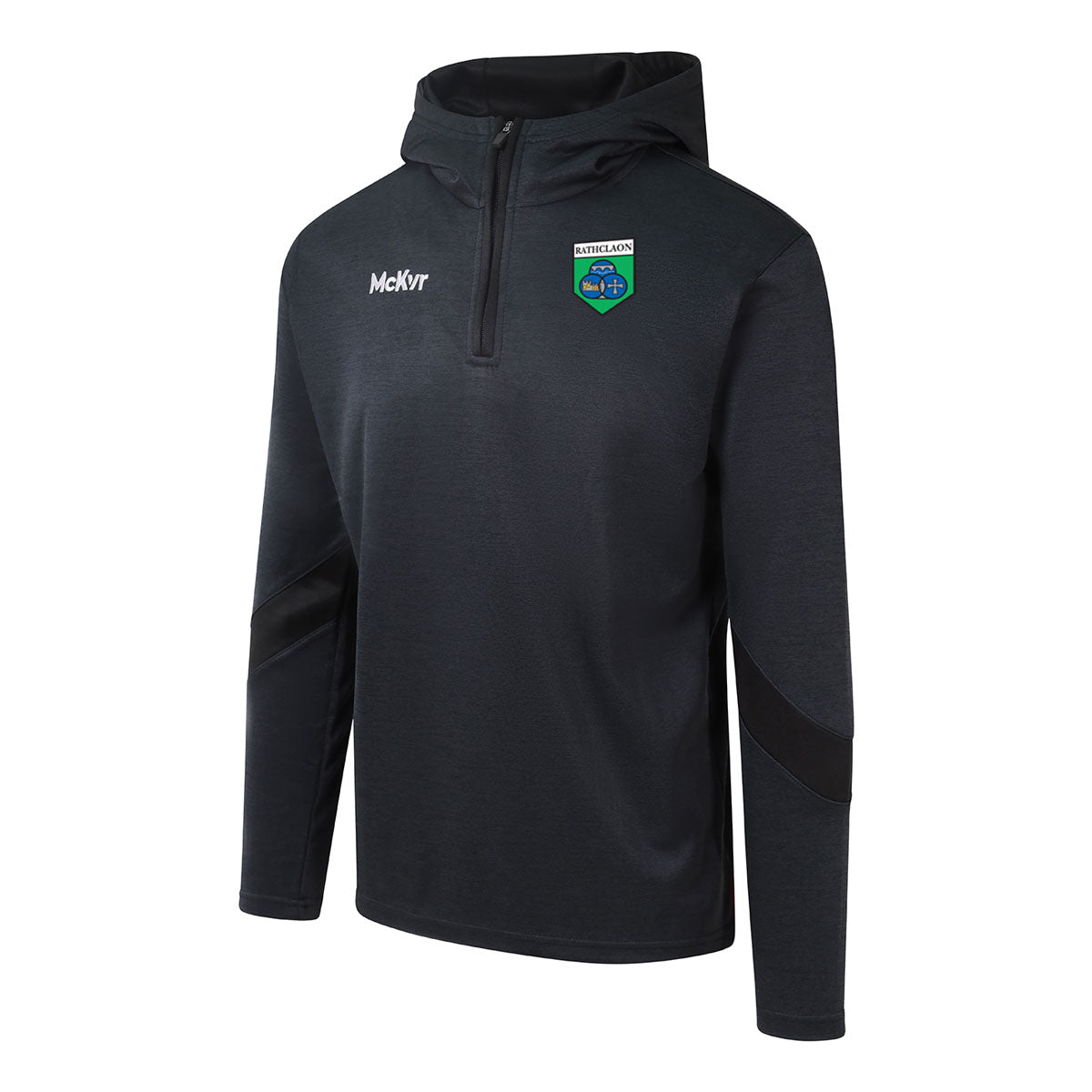 Mc Keever Rathcline GAA Core 22 1/4 Zip Hoodie - Youth - Black