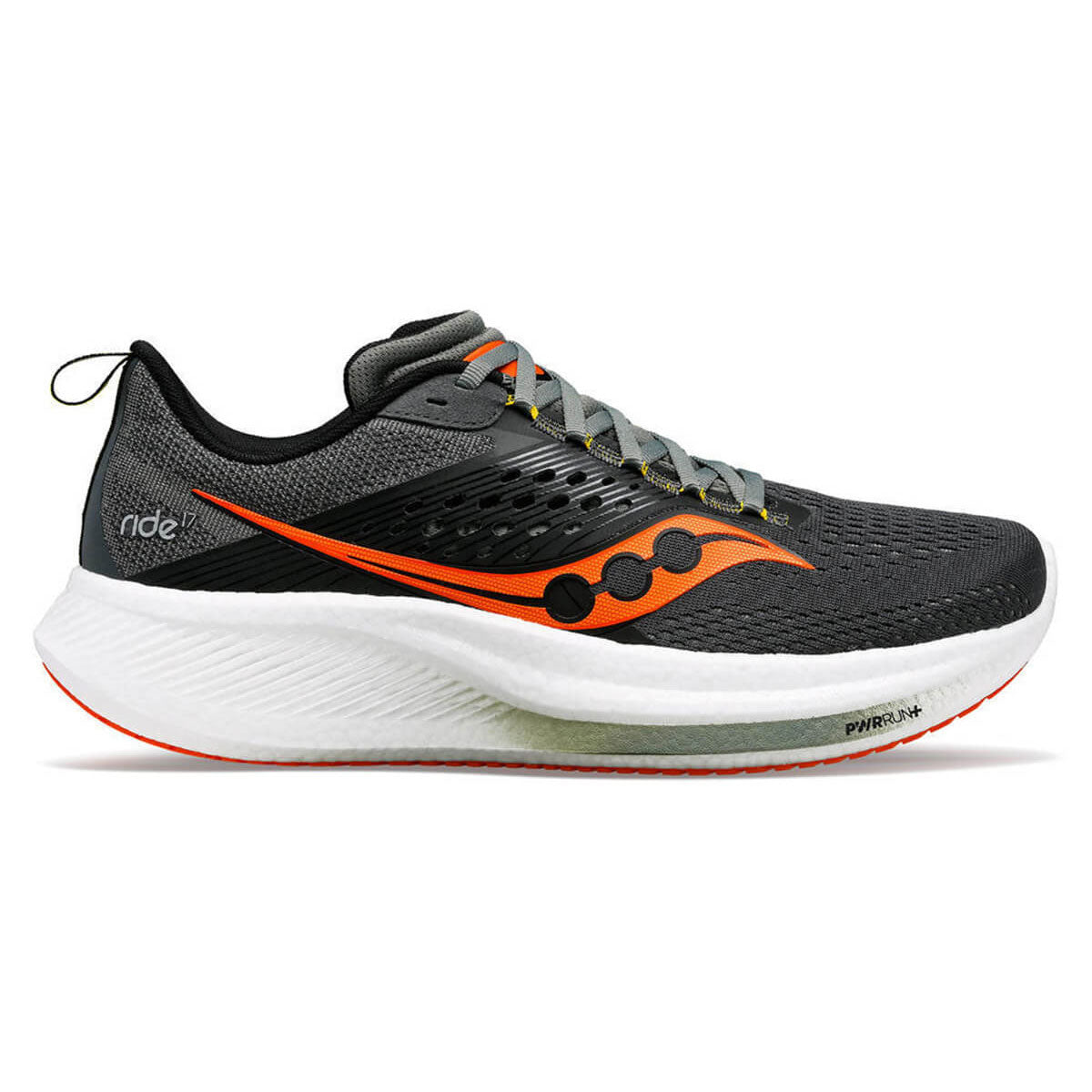 Saucony Ride 17 Running Shoes - Mens - Shadow/Pepper