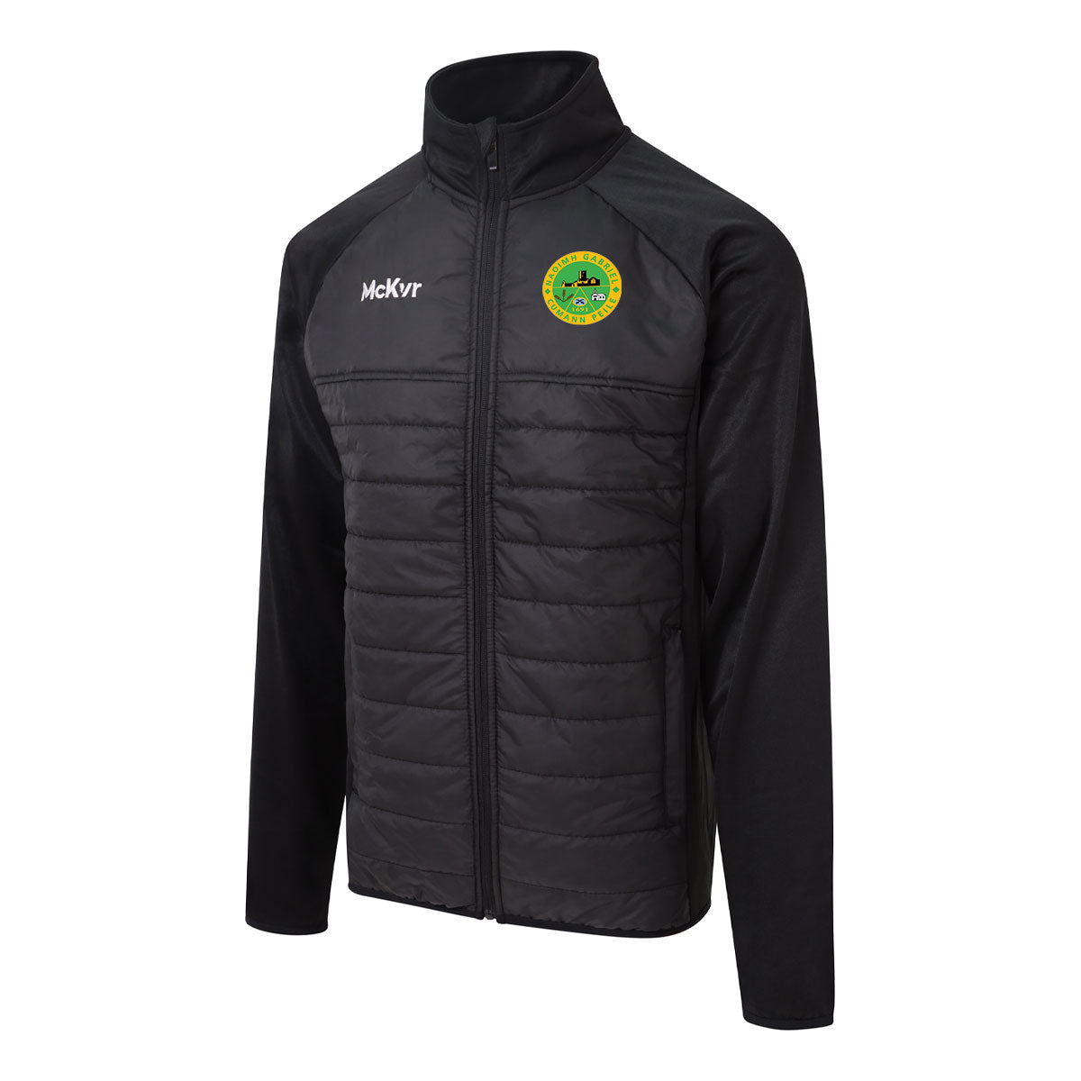 Mc Keever St Gabriels GAA Core 22 Hybrid Jacket - Adult - Black