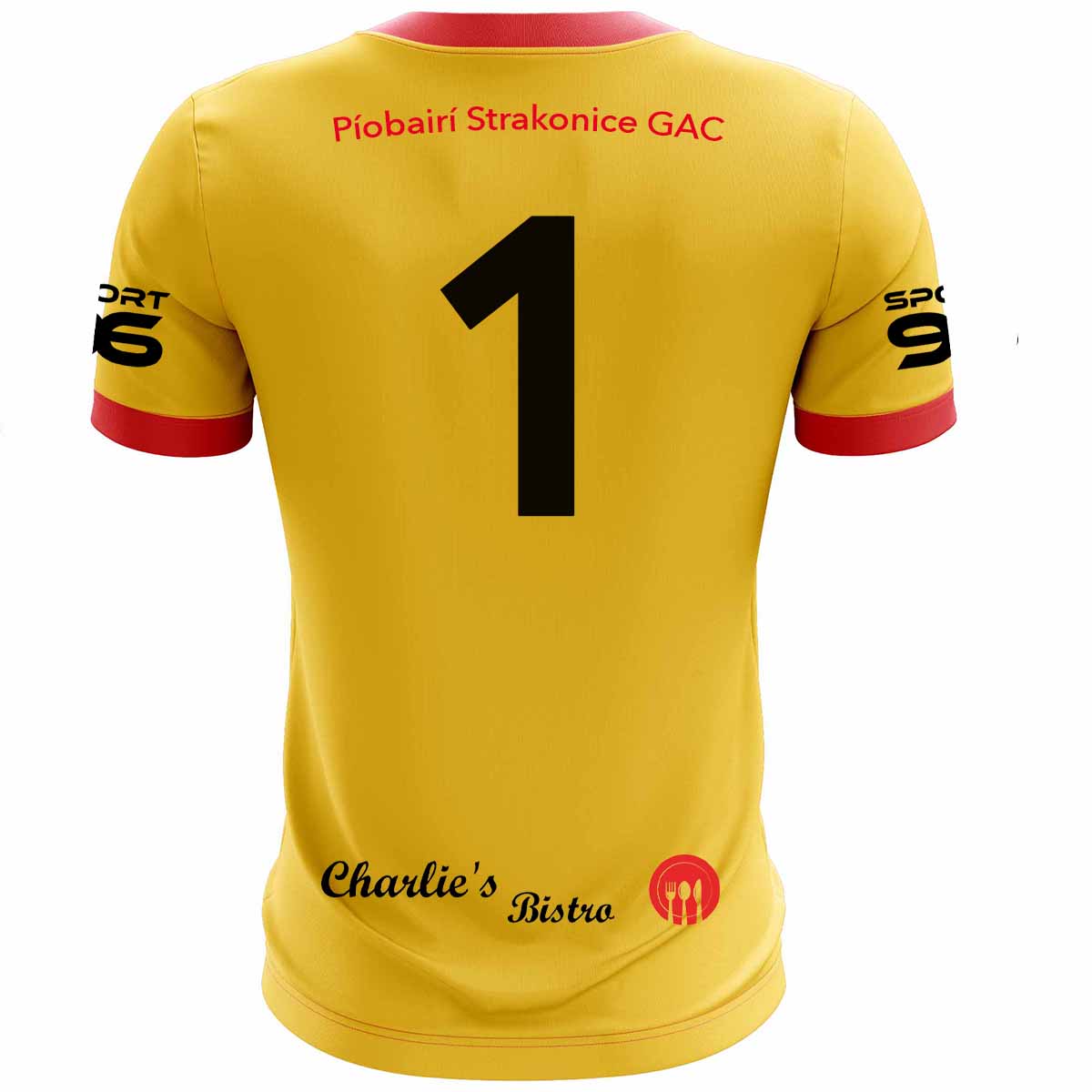 Mc Keever Strakonice GAC Numbered Goalkeeper Jersey - Adult - Saffron Player Fit