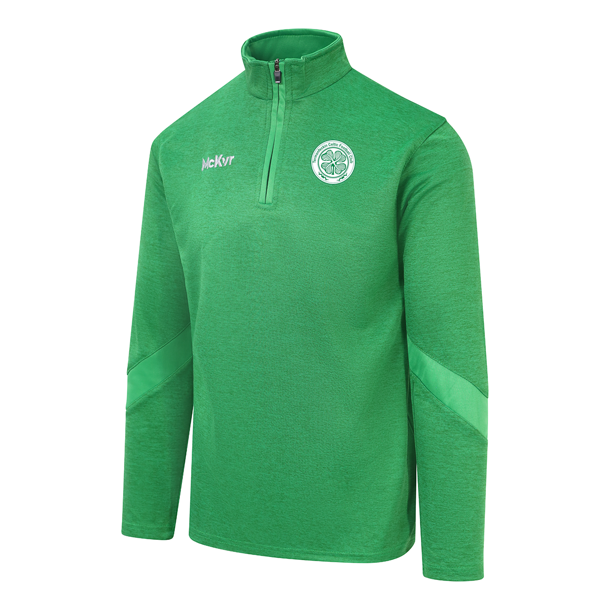 Mc Keever Termonfeckin Celtic FC Core 22 1/4 Zip Top - Adult - Green