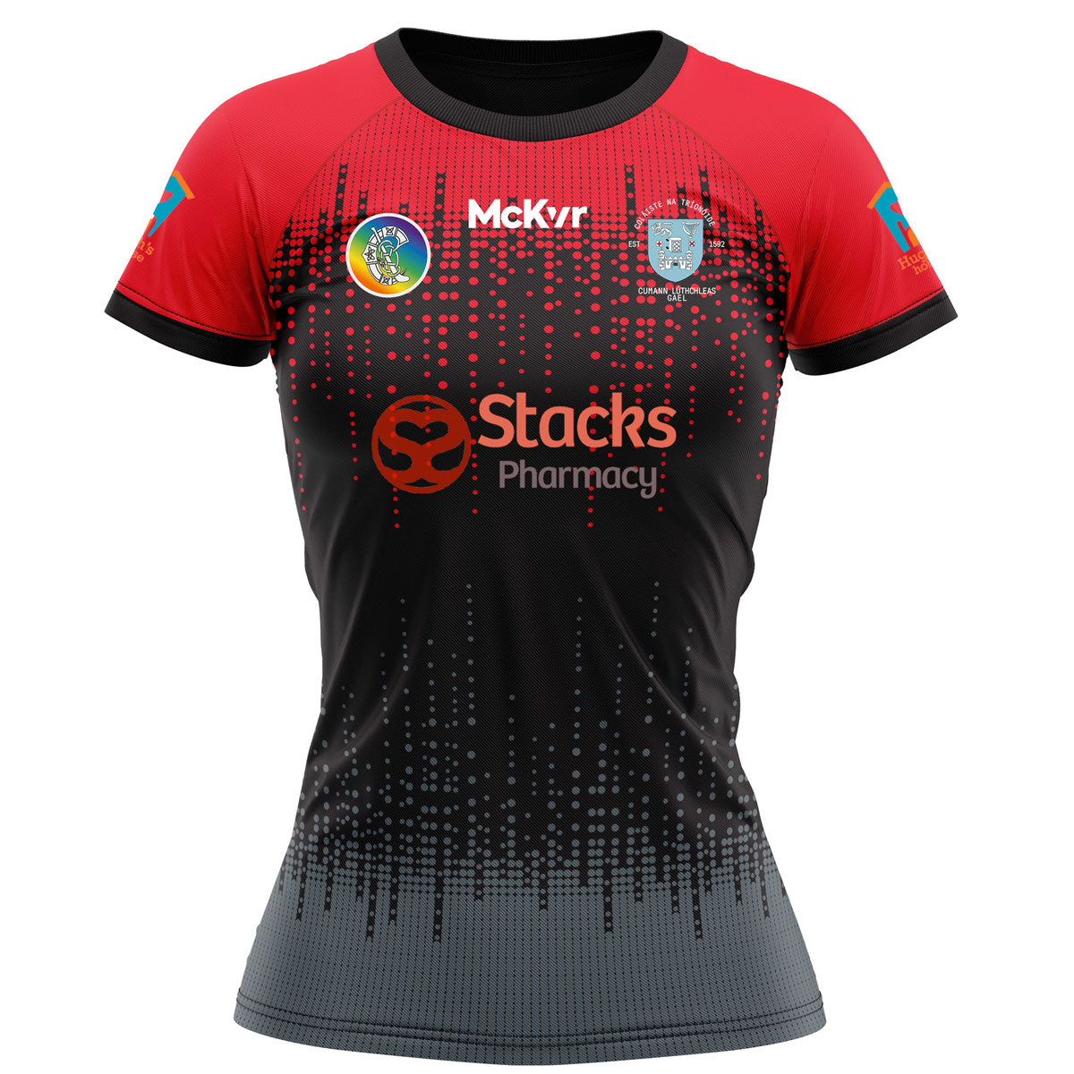 Mc Keever Trinity College Dublin Camogie Playing Jersey - Womens - Black/Red