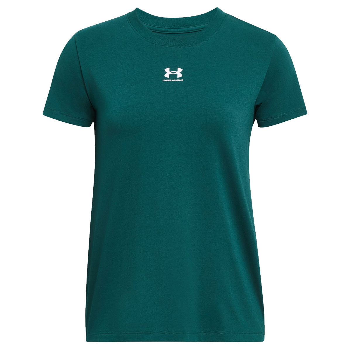 Under Armour Off Campus Core Short Sleeve Tee - Womens - Hydro Teal/White