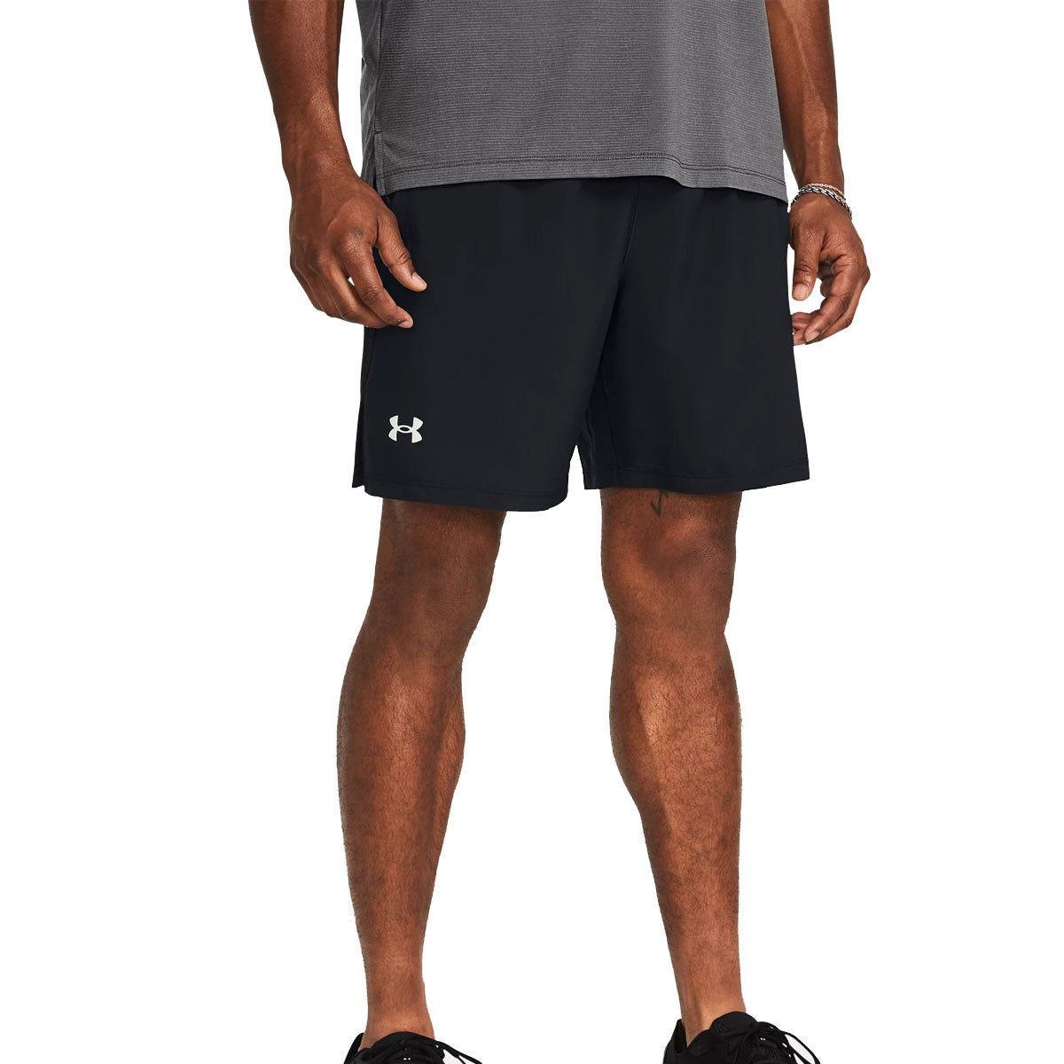 Under Armour Launch 7 inch Running Shorts - Mens - Black/Reflective