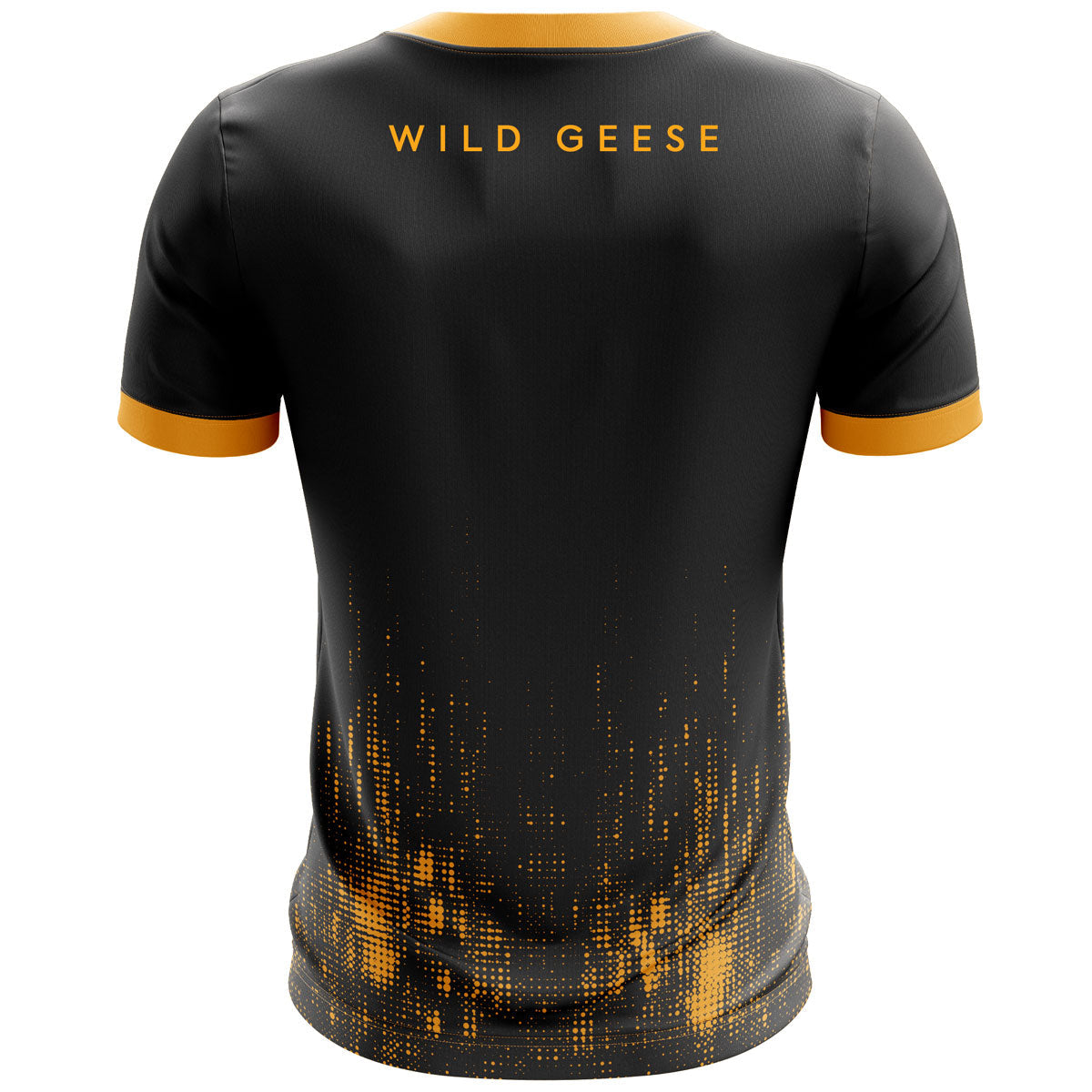 Mc Keever Wild Geese GAA Training Jersey - Adult - Black Glitch